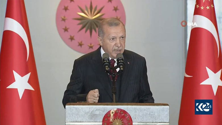 ئه‌ردوغان: په‌كه‌كه‌ له‌ ناو خاكی عێراق ده‌رده‌كه‌ین